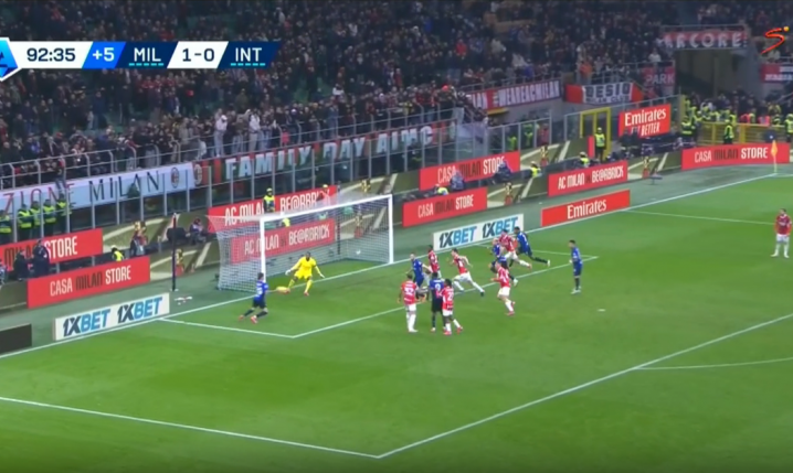 Nicola Zalewski asystuje przy golu na 1-1 z Milanem!!! [VIDEO]