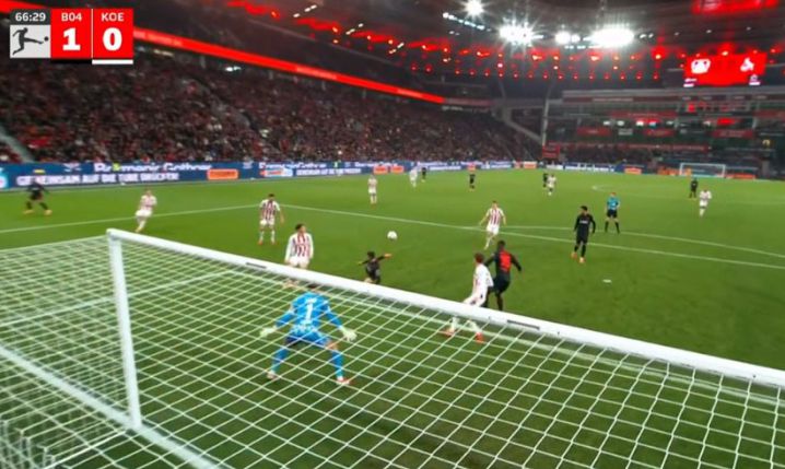 Terrier strzela GOLA SKORPIONEM dla Bayeru [VIDEO]