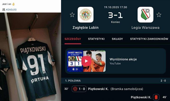 WPIS LEGII przed meczem z Zagłębiem Lubin vs. RZECZYWISTOŚĆ :V