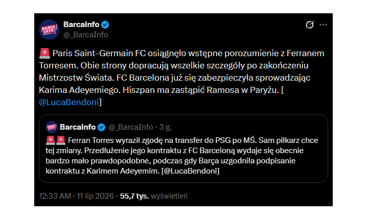 DZIEJE SIĘ! Piłkarz Barcelony ma trafić do PSG!