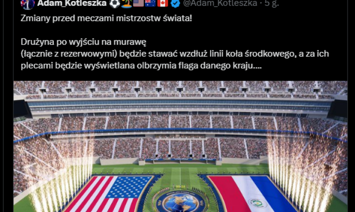 ZMIANY przed wszystkimi meczami na Mundialu! Tak piłkarze mają się ustawiać po wejściu na boisko...