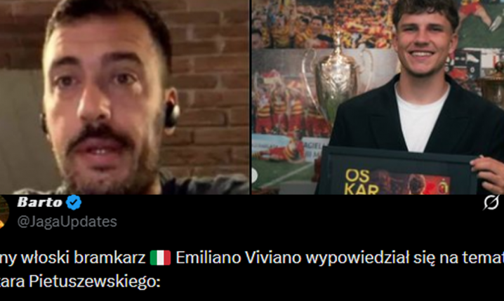 Znany włoski bramkarz nt. Oskara Pietuszewskiego! <3