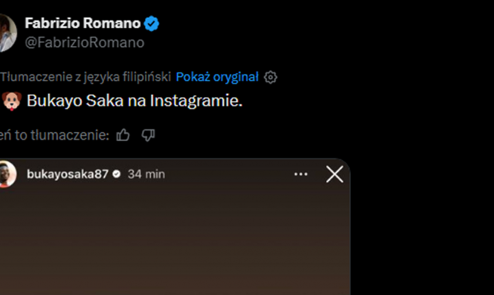 TAKIE ZDJĘCIE wrzucił Saka po wyeliminowaniu Atletico!