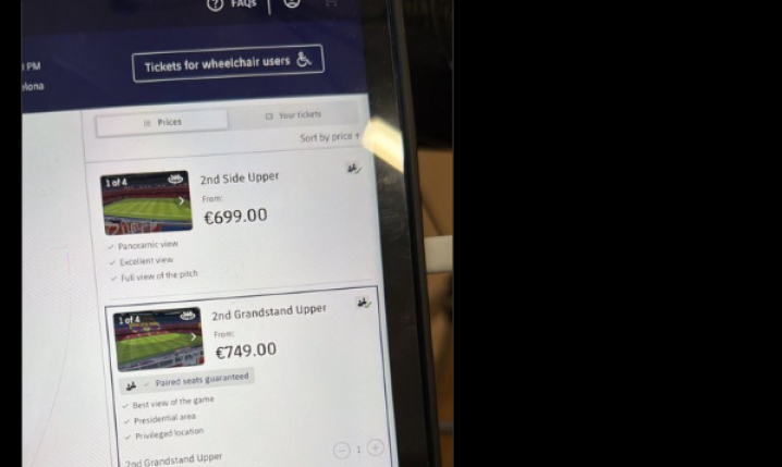 CENY BILETÓW na El Clasico w przedsprzedaży dla Socios... xD