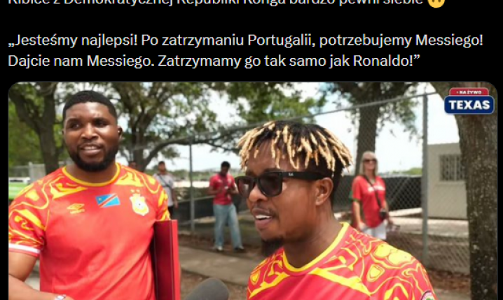 PEWNOŚĆ SIEBIE kibiców DR Konga po zatrzymaniu Portugalii XD
