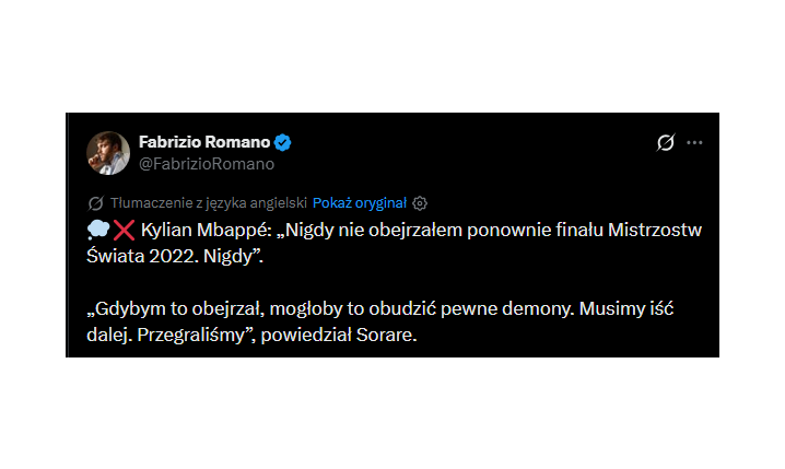 DLATEGO Mbappe nigdy nie obejrzy finału Mundialu z 2022 roku