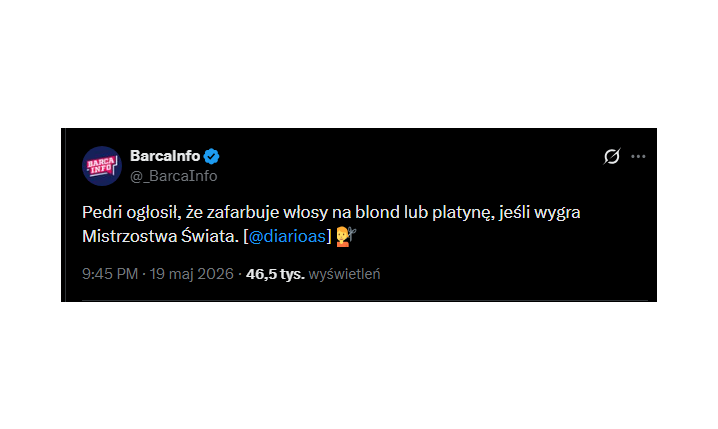 Pedri zadeklarował CO ZROBI, jeśli Hiszpania wygra Mundial! :D