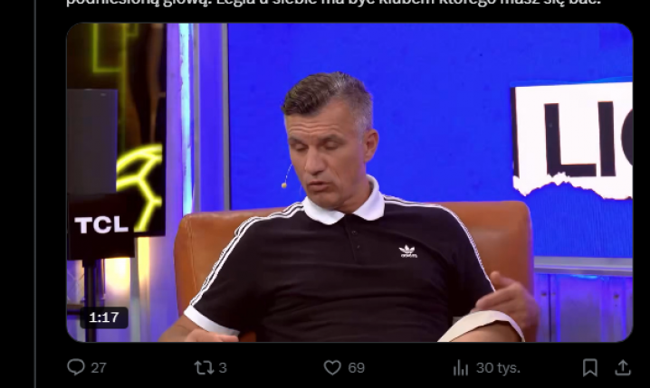 KOMENTARZ ''Kowala'' pod słowami Podolińskiego nt. gry Legii u siebie XD