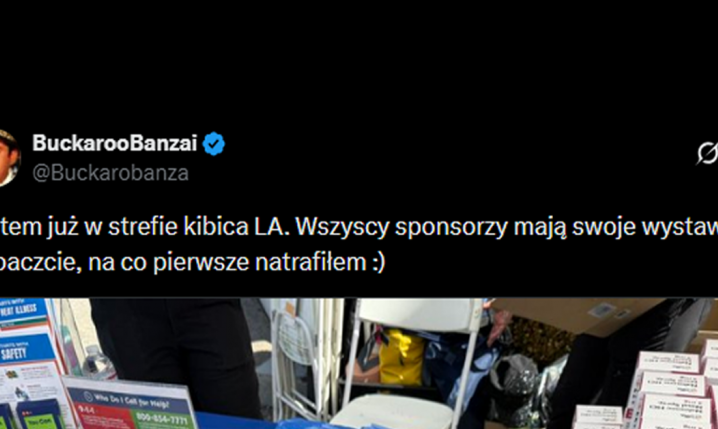 ''ZAOPATRZENIE'' w strefie kibica w Los Angeles... xD