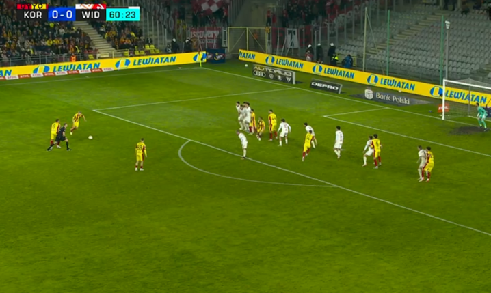 GENIALNY gol Błanika z rzutu wolnego na 1-0 z Widzewem! [VIDEO]