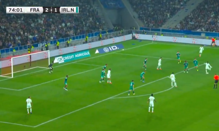 FENOMENALNY gol Olise na 3-1 z Irlandią Północną! [VIDEO]
