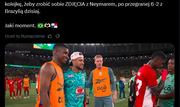 ZACHOWANIE zawodników Panamy po porażce 2-6 z Brazylią... xD