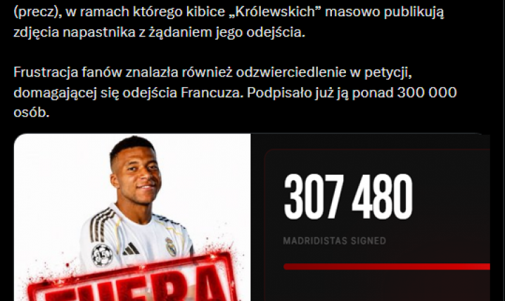 AŻ TYLE kibiców podpisało petycję o odejście Mbappe!