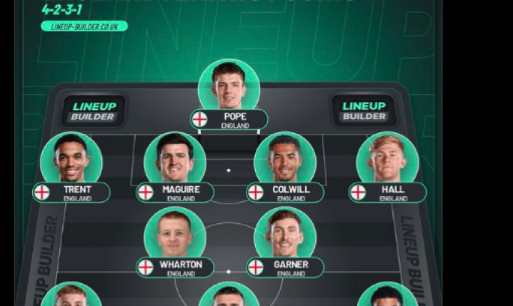 XI złożona z Anglików, którzy prawdopodobnie ominą Mundial...