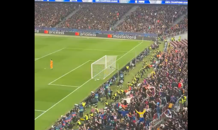 REAKCJA kibiców Barcelony na wejście Wojtka Szczęsnego! <3 [VIDEO]