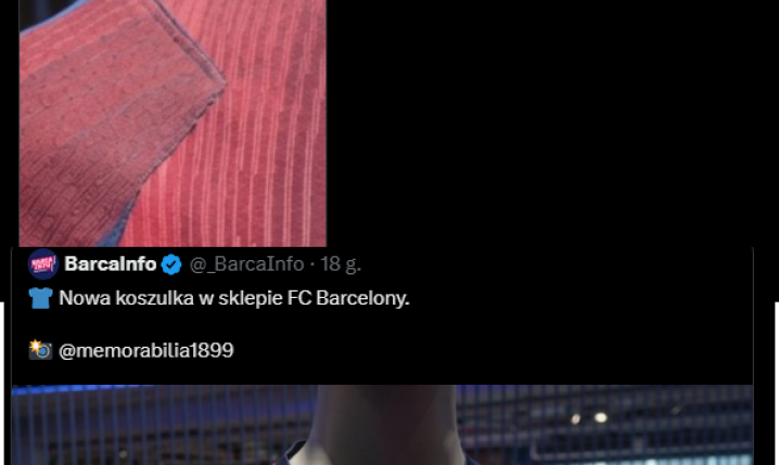 Fatalna jakość wykończenia nowej koszulki Barcelony...