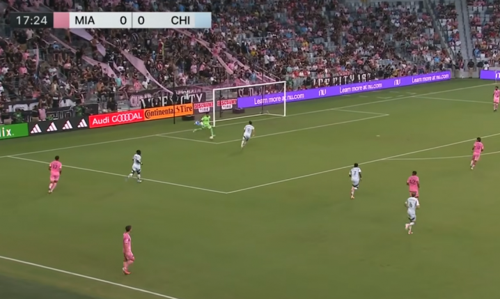 ABSURDALNY gol w meczu Inter Miami - Chicago Fire XD [VIDEO]