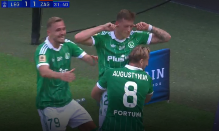 GEST Rajovicia po golu, który... został ostatecznie anulowany XD