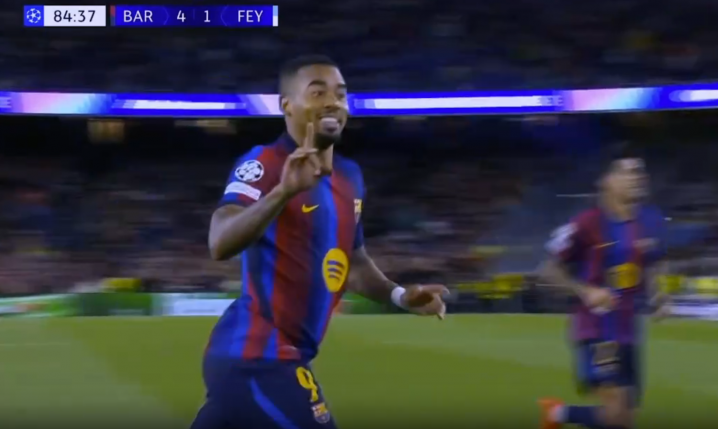 Gabriel Jesus STRZELA GOLA dla Barcelony! 5-1 [VIDEO]