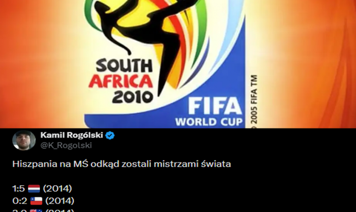 WYNIKI Hiszpanii na MŚ od czasu, kiedy zostali mistrzami w 2010!