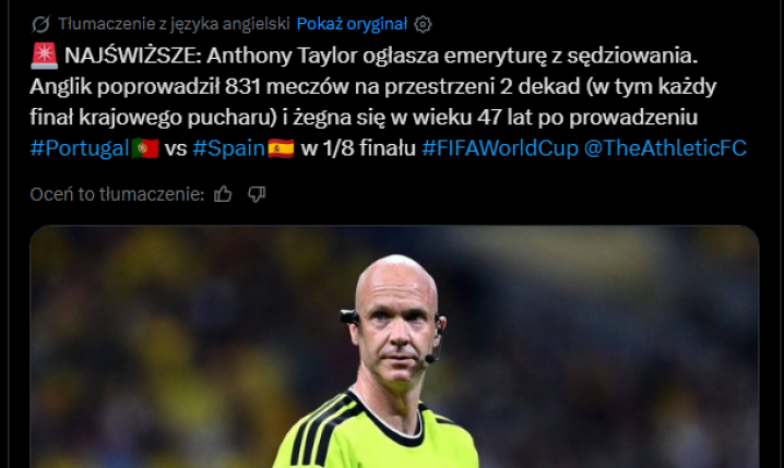 SZ0K! Znany sędzia przeszedł na emeryturę!