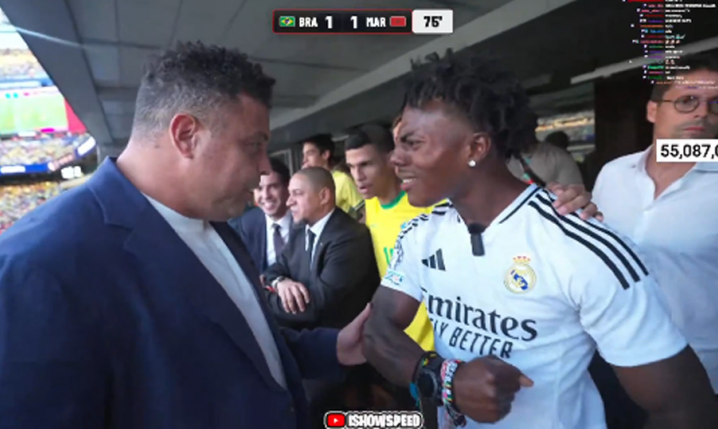 ROZMOWA Ronaldo ze Speedem nt. ''formy fizycznej'' podczas meczu Brazylii XD [VIDEO]