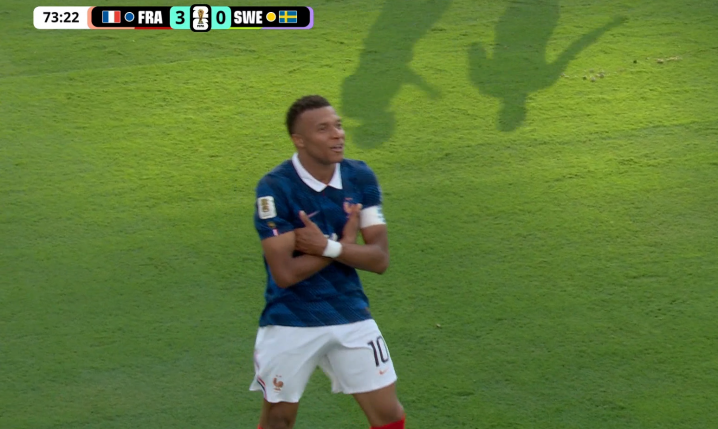 Mbappe STRZELA drugiego gola ze Szwecją! [VIDEO]