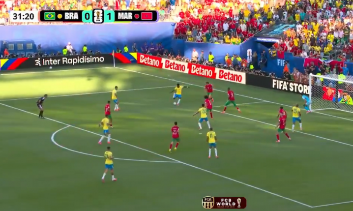 GENIALNY gol Viniciusa na 1-1 z Maroko! [VIDEO]