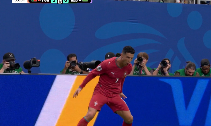 Cristiano Ronaldo STRZELA DRUGIEGO GOLA z Uzbekistanem! 3-0 [VIDEO]