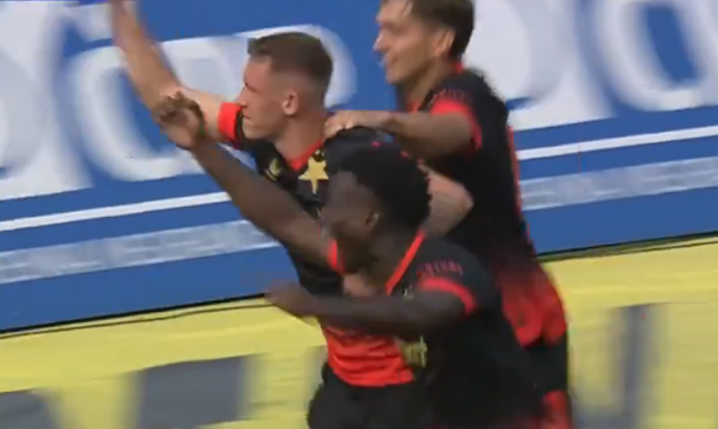 Wiktor Nowak strzela TRZECIEGO GOLA dla Slavii Praga! [VIDEO]