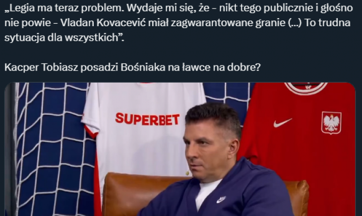 Mateusz Borek o problemach Legii Warszawa...