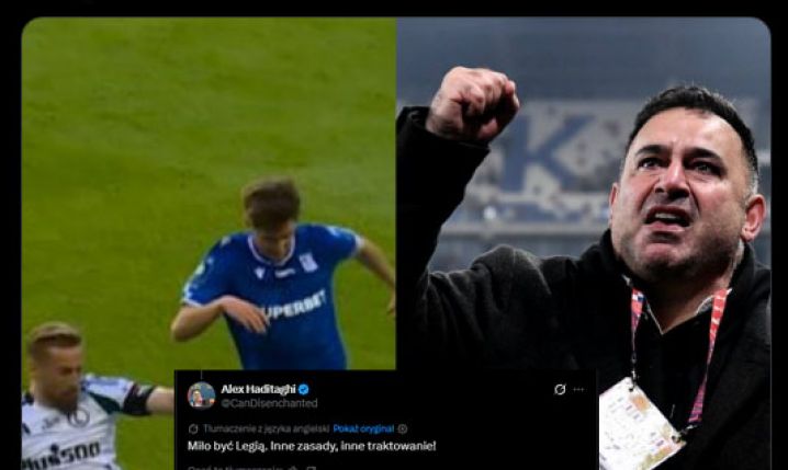 MOCNY KOMENTARZ Alexa Haditaghiego pod postem Legii Warszawa!