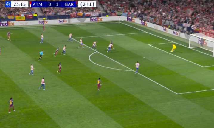 Ferran strzela gola na 2-0 z Atletico w LM! [VIDEO]