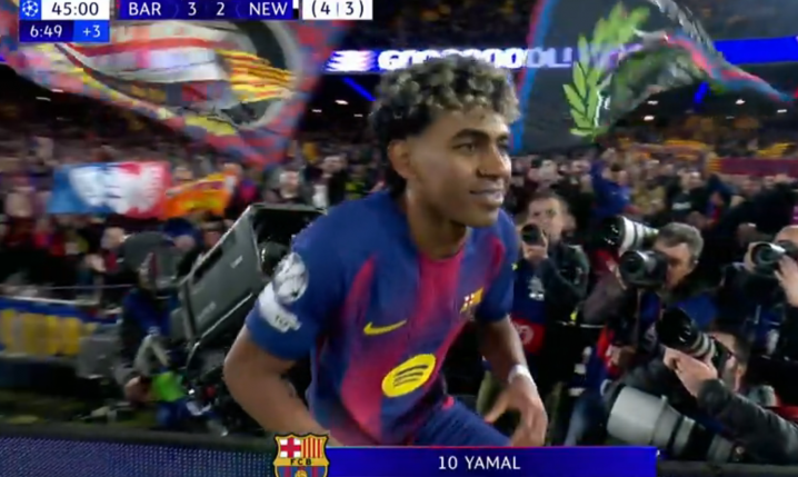 Yamal strzela gola na 3-2 z Newcastle w LM! [VIDEO]