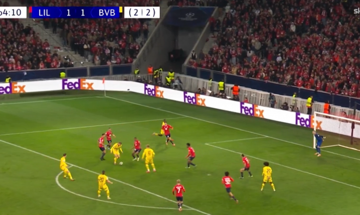 GENIALNY GOL Maximiliana Beiera na 2-1 z Lille w LM! [VIDEO]