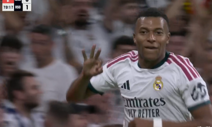 Mbappe strzela TRZECIEGO GOLA z Realem Sociedad! [VIDEO]