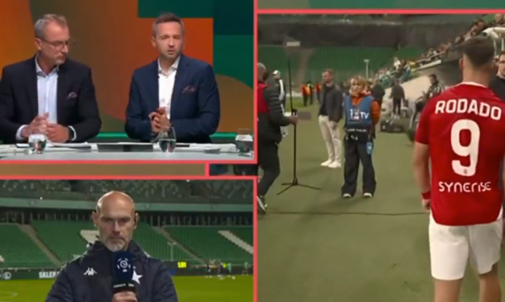 RIPOSTA trenera Wisły Kraków do dziennikarza CANAL+ xD