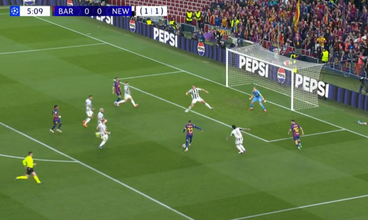 Raphinha strzela gola na 1-0 z Newcastle! [VIDEO]