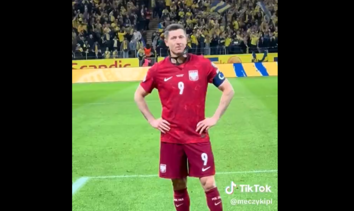 SŁOWA kibiców do Roberta Lewandowskiego po meczu... [VIDEO]