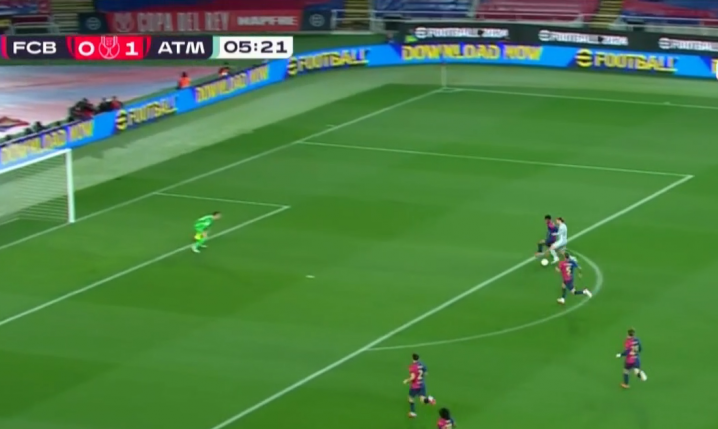 Griezmann STRZELA GOLA na 2-0 z Barceloną! [VIDEO]