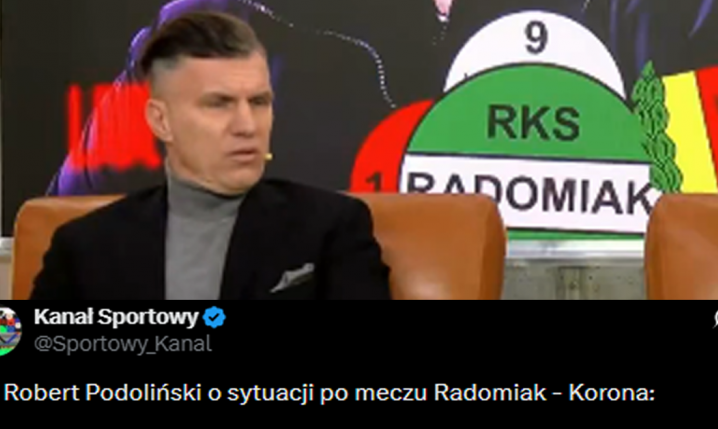 ABSURDALNE słowa Roberta Podolińskiego nt. sytuacji po meczu Radomiak - Korona