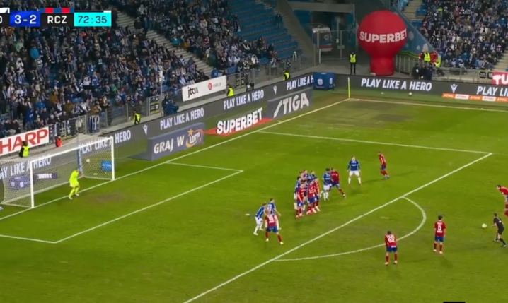 GENIALNY gol Iviego Lopeza na 3-3 z Lechem Poznań! [VIDEO]