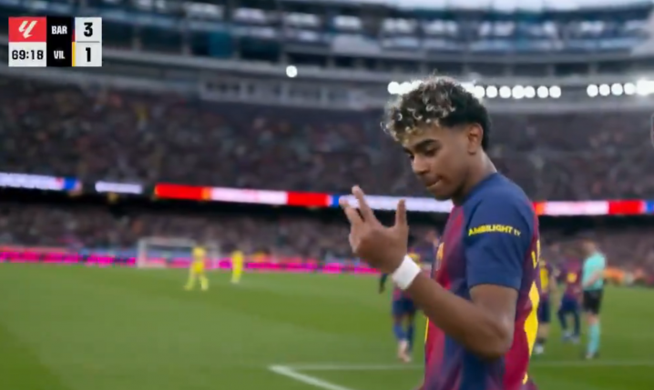 Lamine Yamal strzela HATTRICKA z Villarreal! 3-1 [VIDEO]