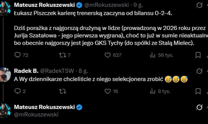 Tak Mateusz Rokuszewski wyjaśnił kibica... xD
