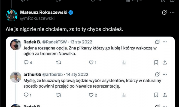 Tak Mateusz Rokuszewski wyjaśnił kibica... xD