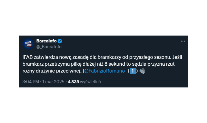 NOWE PRZEPISY w piłce nożnej! Bramkarze będą musieli uważać...