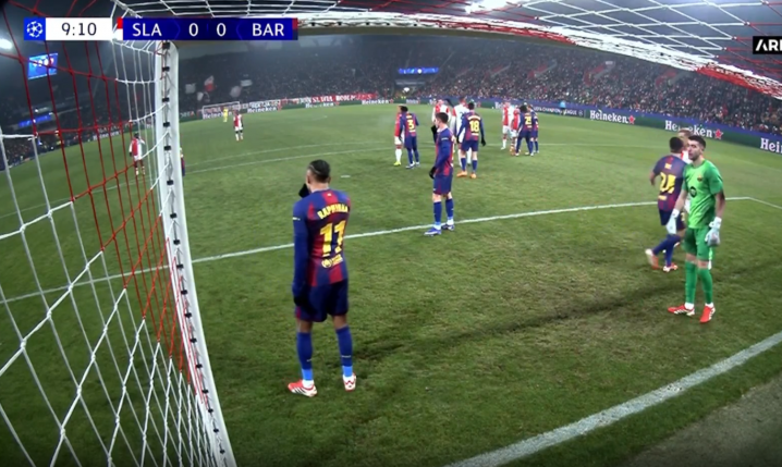 Vasil Kusej strzela gola na 1-0 z Barceloną w LM! [VIDEO]