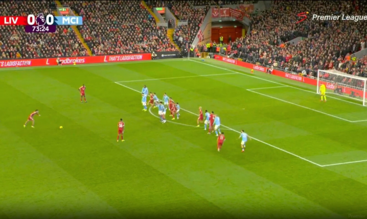 FENOMENALNY gol Szoboszlaia z rzutu wolnego z Man City!!! [VIDEO]