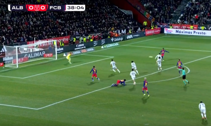 Lamine Yamal strzela gola z Albacete! 0-1 [VIDEO]