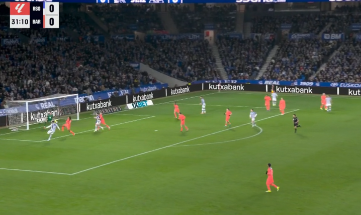 Oyarzabal STRZELA GOLA na 1-0 z Barceloną! [VIDEO]